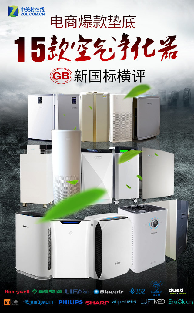 電商爆款墊底 15款空氣凈化器新國標橫評 